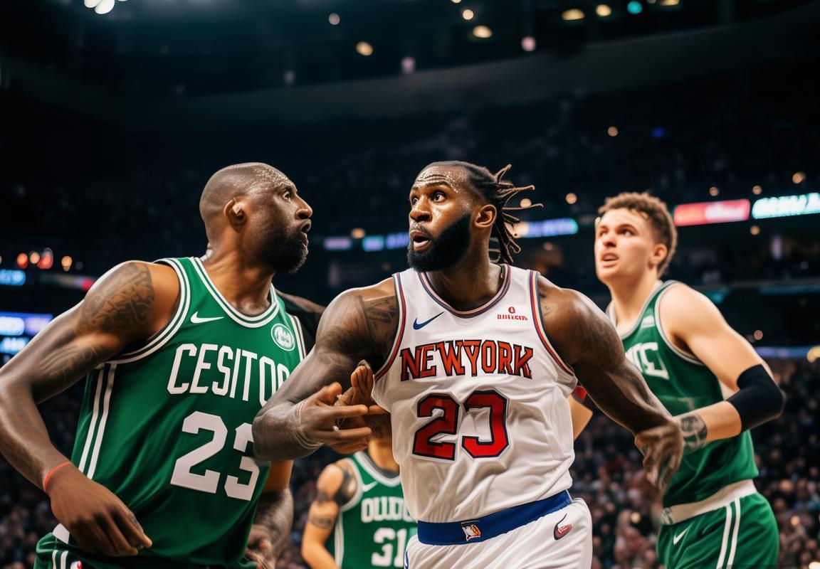 凯尔特人vs尼克斯：三分球与防守效率对决，内线对抗定基调